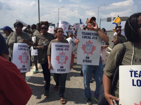 Teamsters local 419 fight for $15 an hour