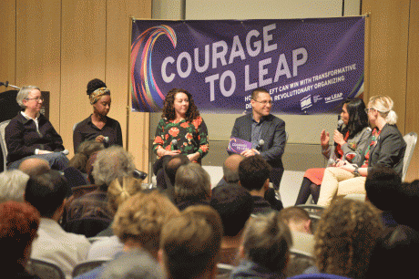 Courage to Leap panel