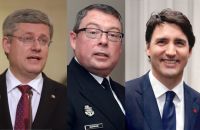 Stephen Harper, Mark Norman, Justin Trudeau