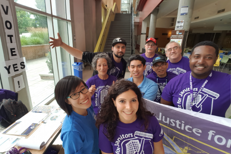 Janitors at UBC - Okanagan voted 90% in favour of joining a union