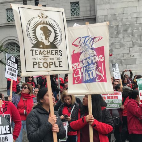 LA Teachers' strike wins! Photo by United Teachers Los Angeles